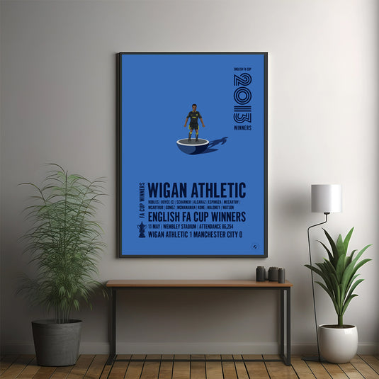 Wigan Athletic, vainqueurs de la FA Cup 2013 Poster
