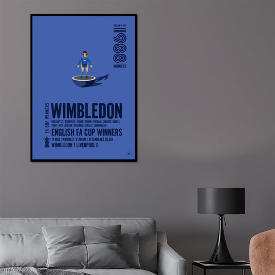 Wimbledon FA Cup Winners 1988 Print