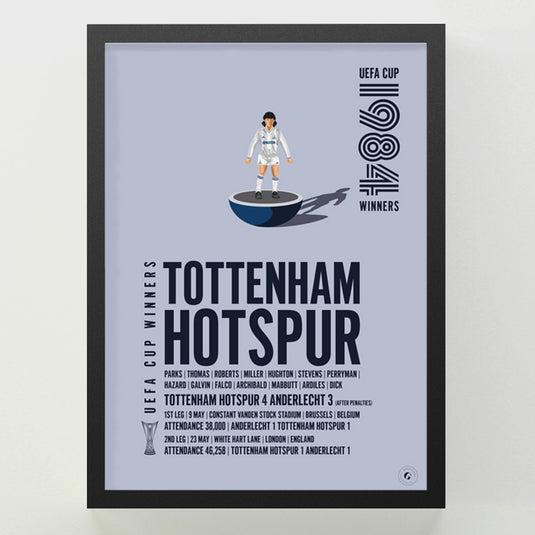 Tottenham Hotspur 1984 UEFA Cup Winners Print