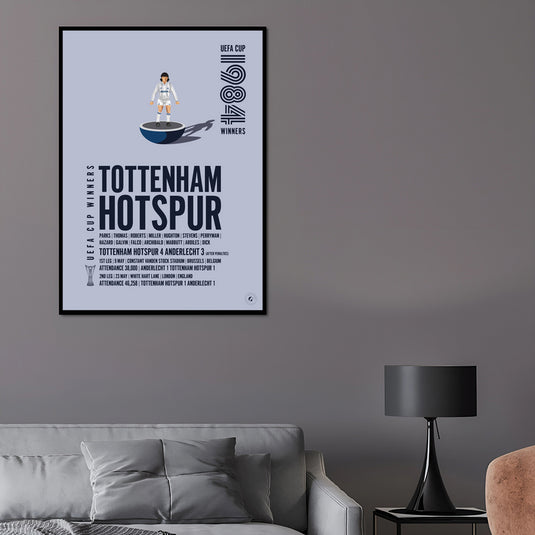 Tottenham Hotspur 1984 UEFA Cup Winners Print