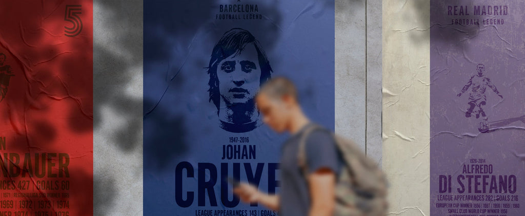 Iconic Portraits - European Football Club Teams Posters