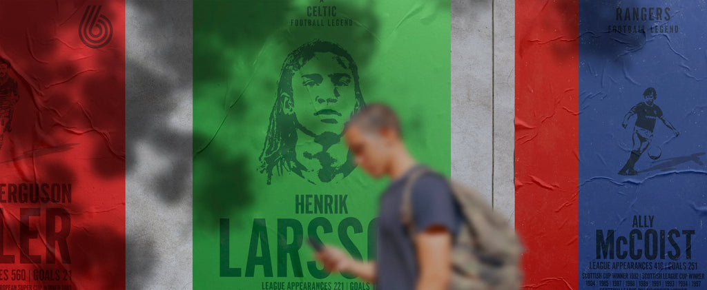 Iconic Portraits - Scottish Football Club Teams Posters