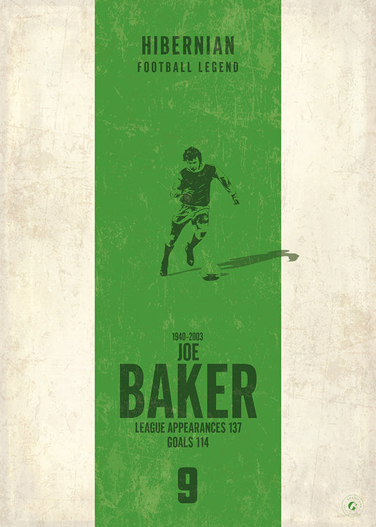 Joe Baker Poster (Vertical Band)