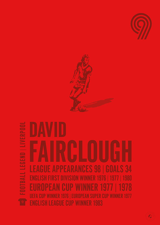 David Fairclough Liverpool Legend Print