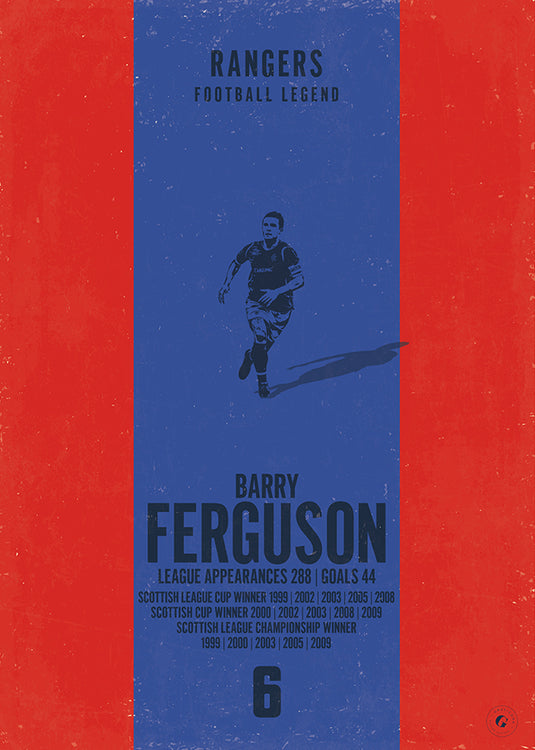 Barry Ferguson Poster - Rangers