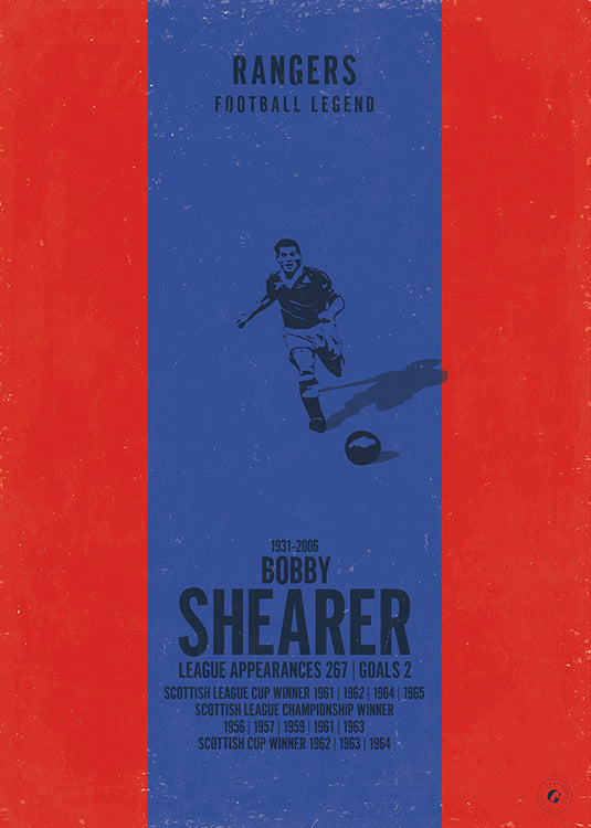 Bobby Shearer Poster - Rangers