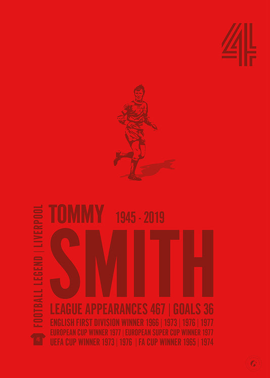 Tommy Smith Liverpool Legend Print