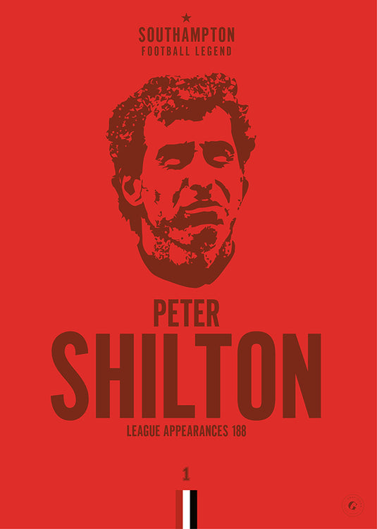 Peter Shilton Head Poster - Southampton