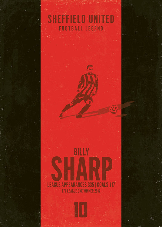 Póster de Billy Sharp (banda vertical)