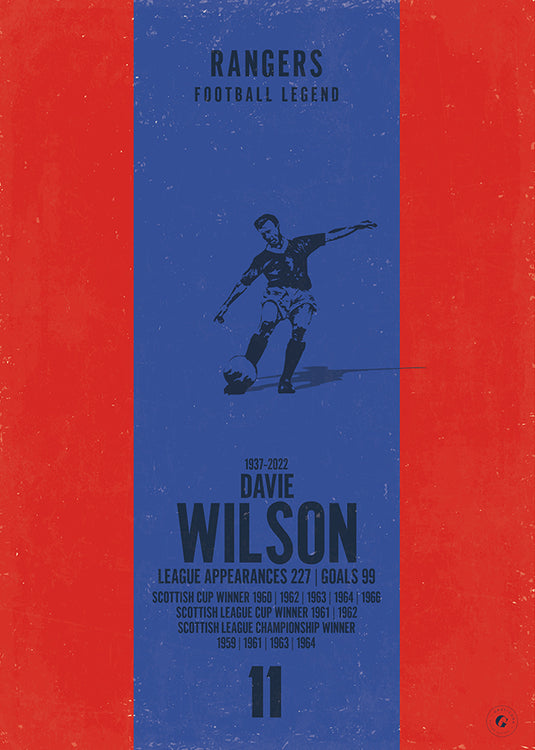 Affiche Davie Wilson (bande verticale)