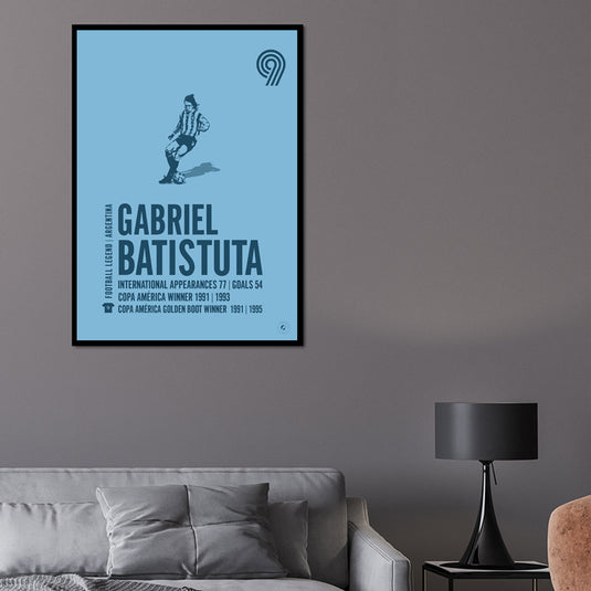 Gabriel Batistuta Poster