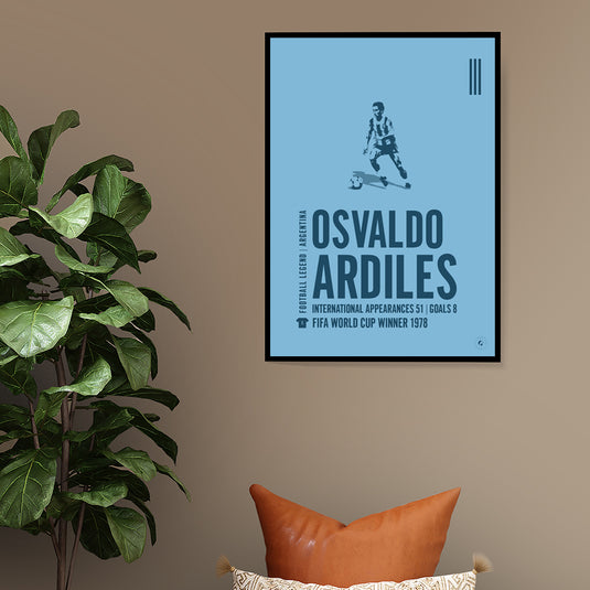 Osvaldo Ardiles Poster