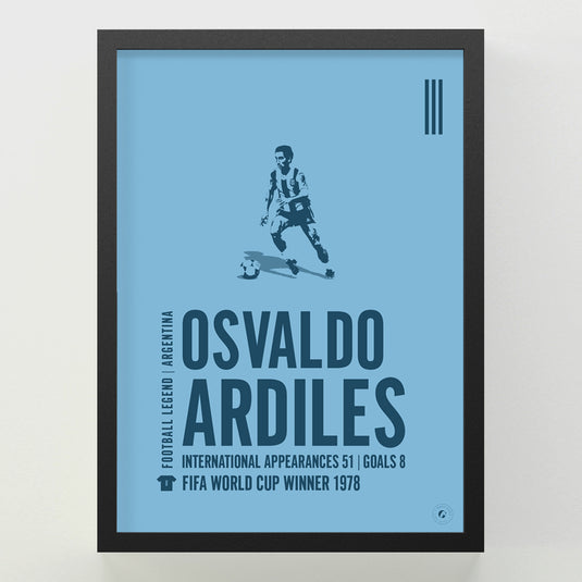 Osvaldo Ardiles Poster