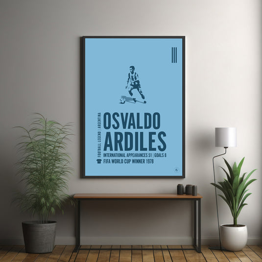 Osvaldo Ardiles Poster