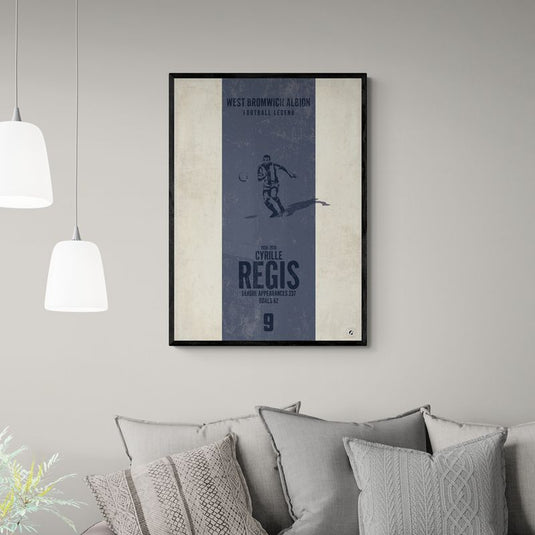 Póster Cyrille Regis (banda vertical)