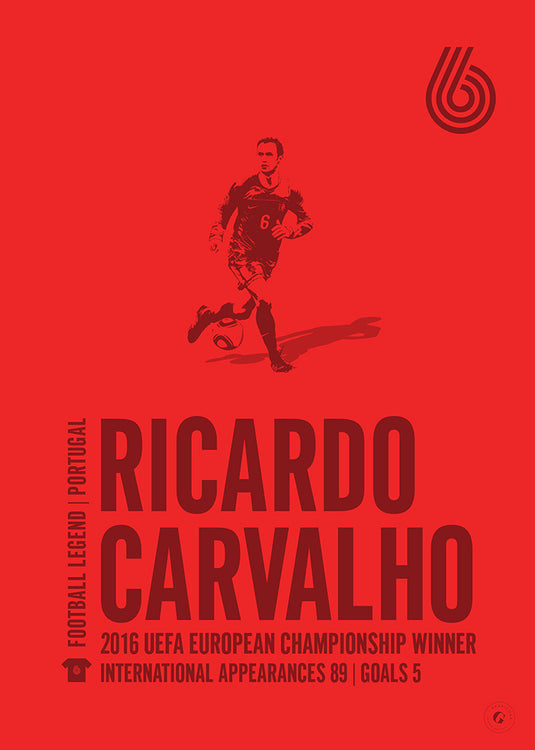 Ricardo Carvalho Portugal Legend Print