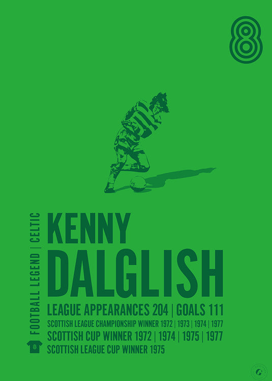 Kenny Dalglish Poster - Celtic