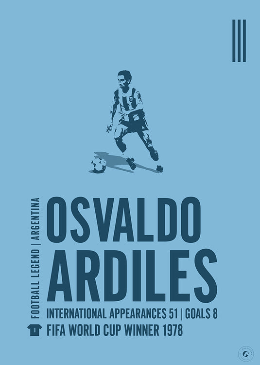 Osvaldo Ardiles Poster