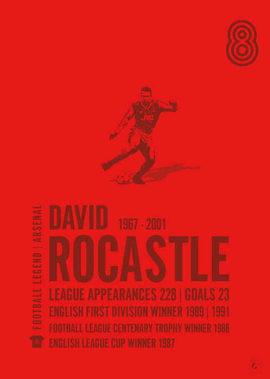 David Rocastle Arsenal Legend Print