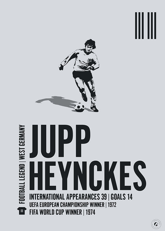 Jupp Heynckes West Germany Legend Print