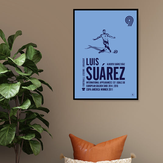 Luis Suarez Uruguay Legend Print