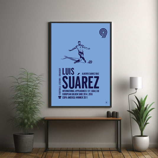 Luis Suarez Uruguay Legend Print