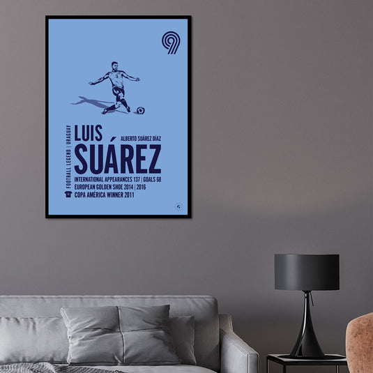 Luis Suarez Uruguay Legend Print