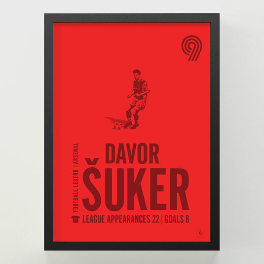 Davor Suker Poster - Arsenal