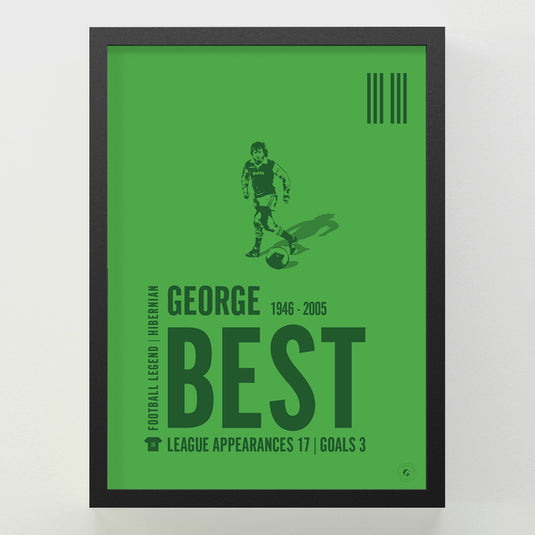 George Best Poster - Hibernian F.C