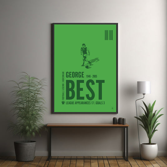 George Best Poster - Hibernian F.C.