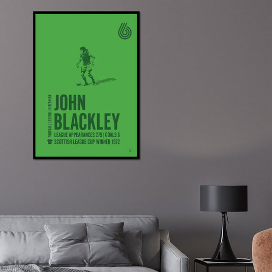 John Blackley Hibernian Legend Print