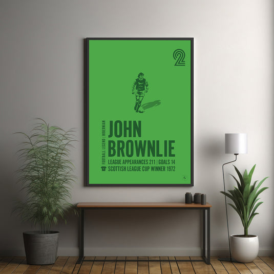 John Brownlie Hibernian Legend Print