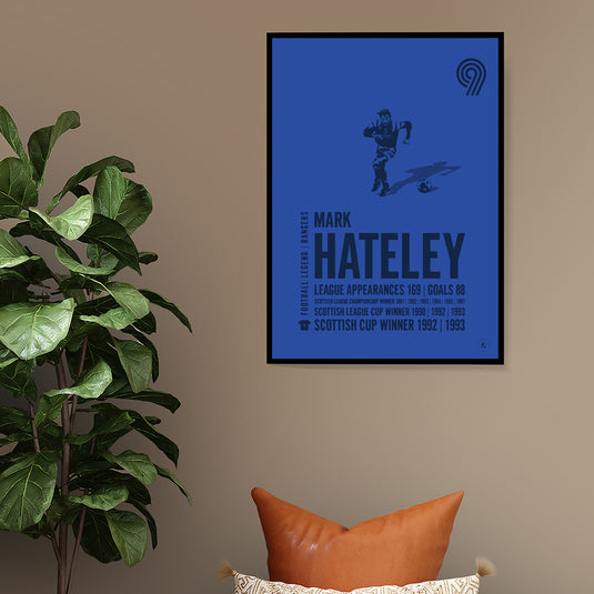 Mark Hateley Rangers Legend Print