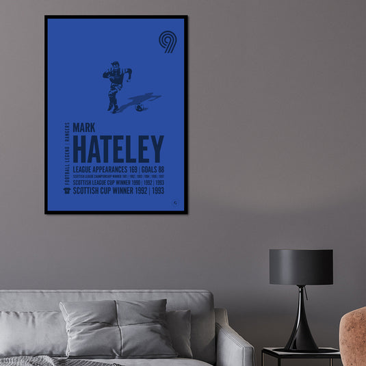 Mark Hateley Rangers Legend Print