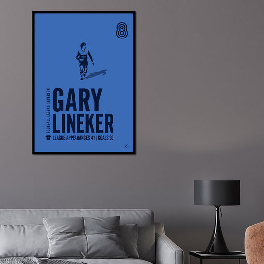 Cartel de Gary Lineker - Everton