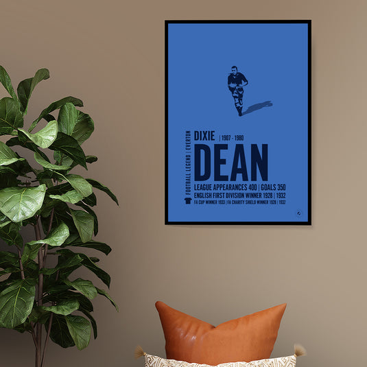 Dixie Dean Poster - Everton