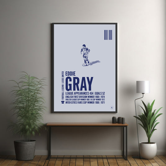 Eddie Gray Leeds United Legend Print