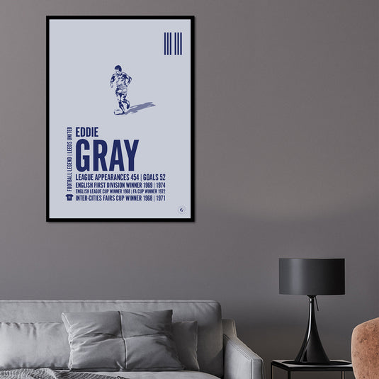 Eddie Gray Leeds United Legend Print