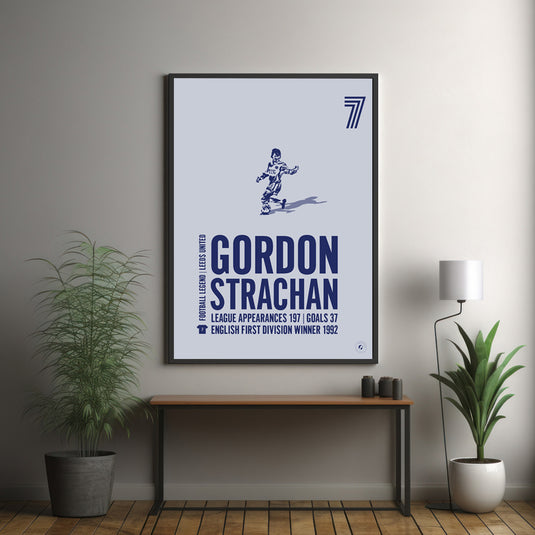 Cartel de Gordon Strachan - Leeds United