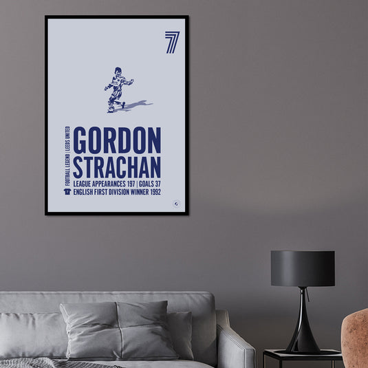 Cartel de Gordon Strachan - Leeds United