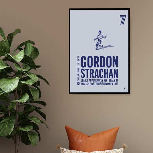 Gordon Strachan Leeds United Legend Print