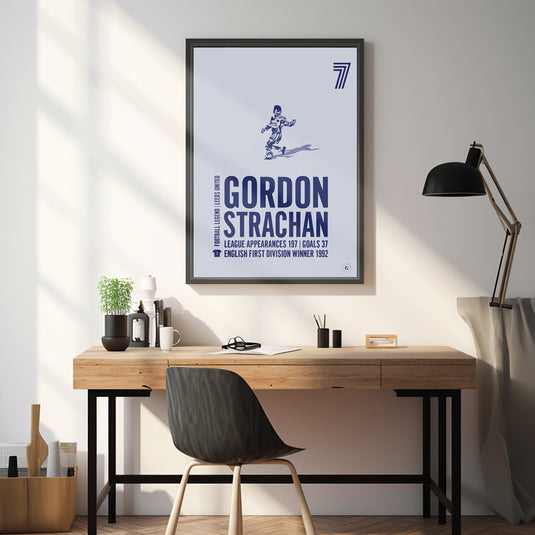 Cartel de Gordon Strachan - Leeds United