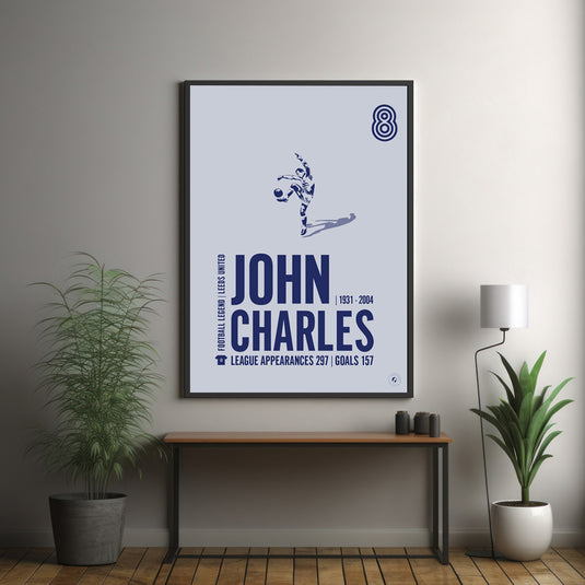 John Charles Poster - Leeds United