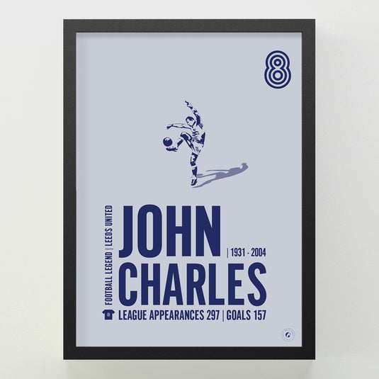 John Charles Poster - Leeds United