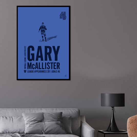 Gary McAllister Poster - Leicester City