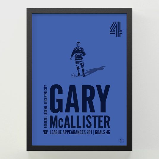 Gary McAllister Poster - Leicester City