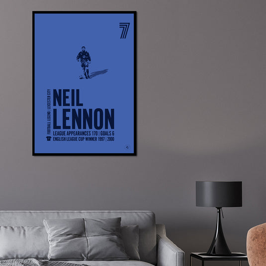 Neil Lennon Poster - Leicester City