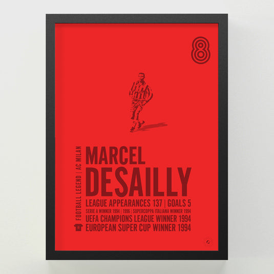 Marcel Desailly Poster - AC Milan