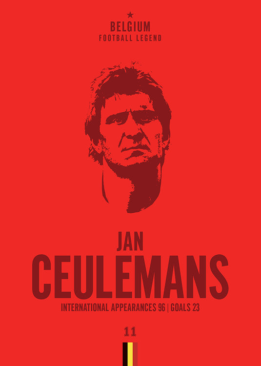 Tête de Jan Ceulemans Poster