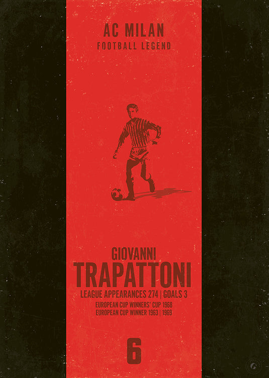 Affiche Giovanni Trapattoni (bande verticale)